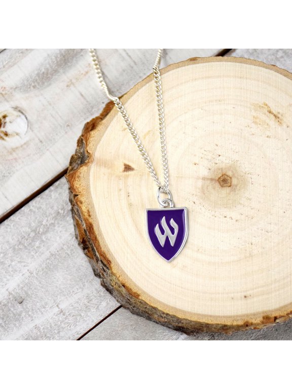 Fan Frenzy Gifts Weber State Wildcats Officially Licensed W Women's Necklace with Pendent