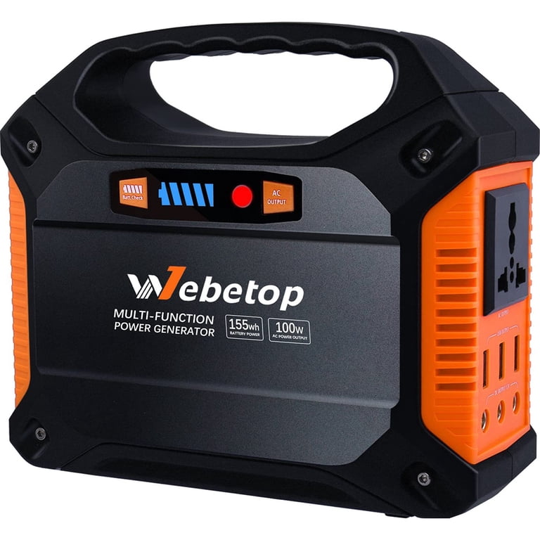 Webetop Portable Generator 42000mAh Power Inverter Battery