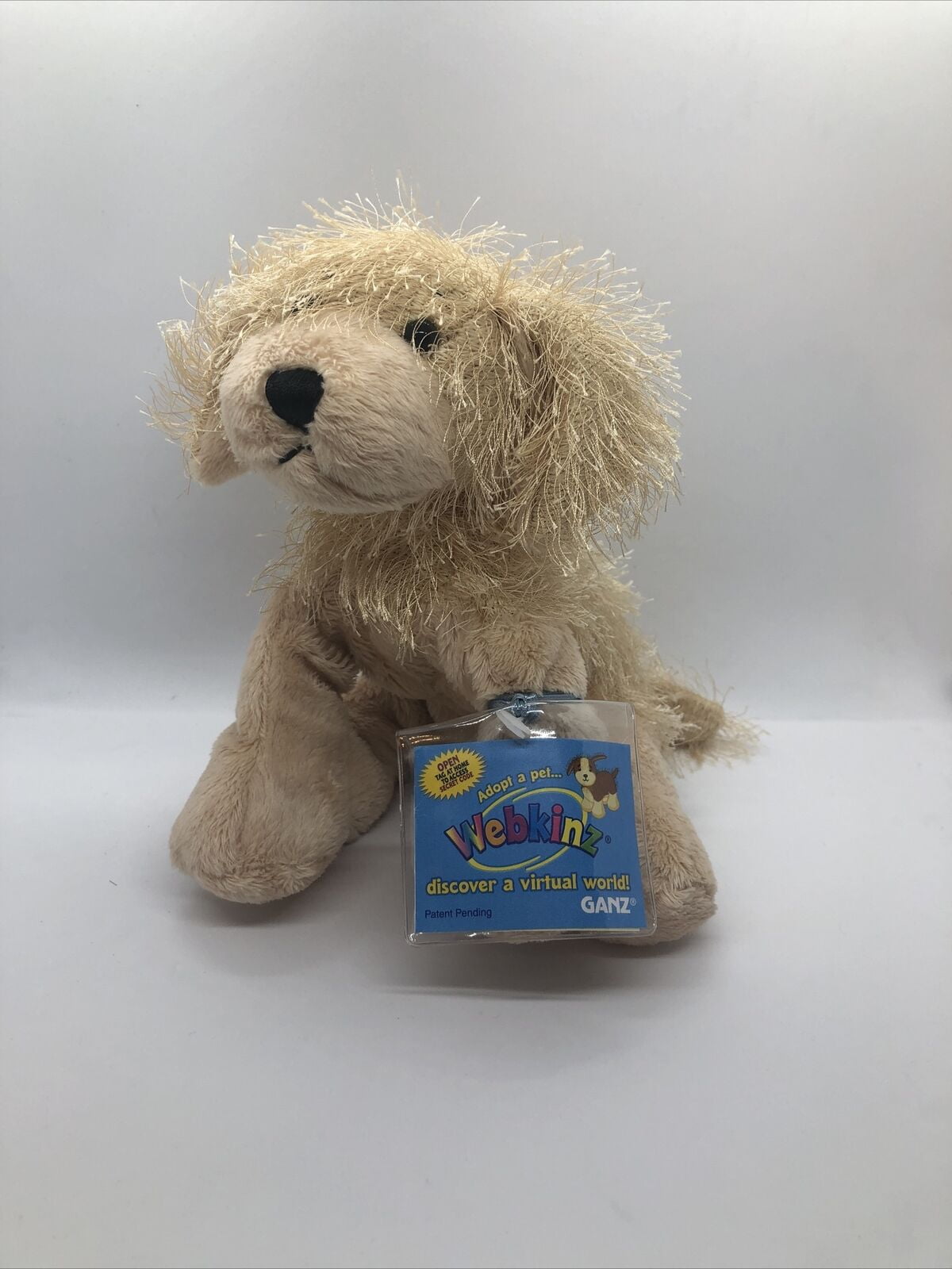 Webkinz Animal Golden Retriever Dog Plush Toy With Sealed Code