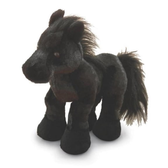 Webkinz Black Stallion Friesian Horse