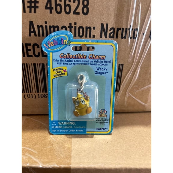 Webkinz Collectible Charm - Wacky Zingoz New Unused Code (BONUS 1 PACK WEBKINZ WITH CODE)