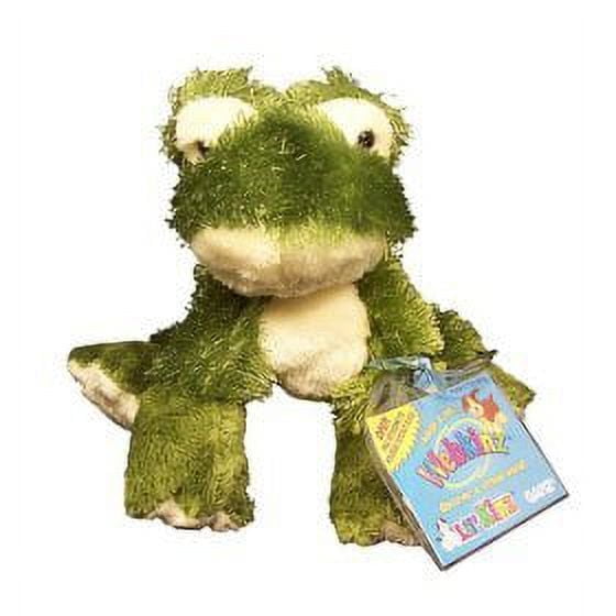 Webkinz  Lil' Kinz - Frog Stuffed Animal (Comes With a Secret Webkinz Code)(BONUS 1 FUN CHOPS & 1 ZIPPER BRACELET)
