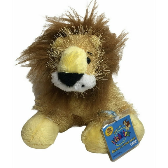 Webkinz - Lil' Kinz LION Plush (WITH NEW SEALED CODE)(BONUS 1 FUN CHOPS)