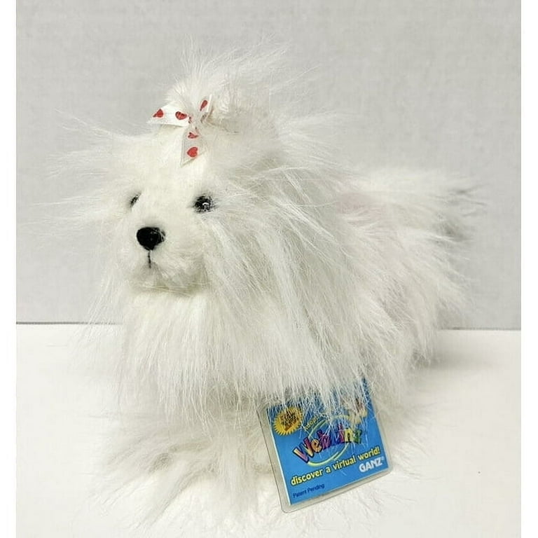 Webkinz Lil'Kinz - YORKIE the White Dog (New With Sealed Code