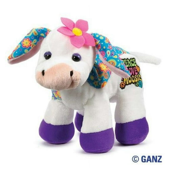 Webkinz Rockerz Cow With Trading Cards