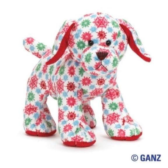 Webkinz Snowflake Pup with Trading Cards