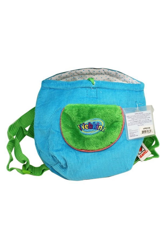 - Turquoise Knapsack Backpack (Pet Carrier Plush) Plush (NO WEBKINZ CODE)