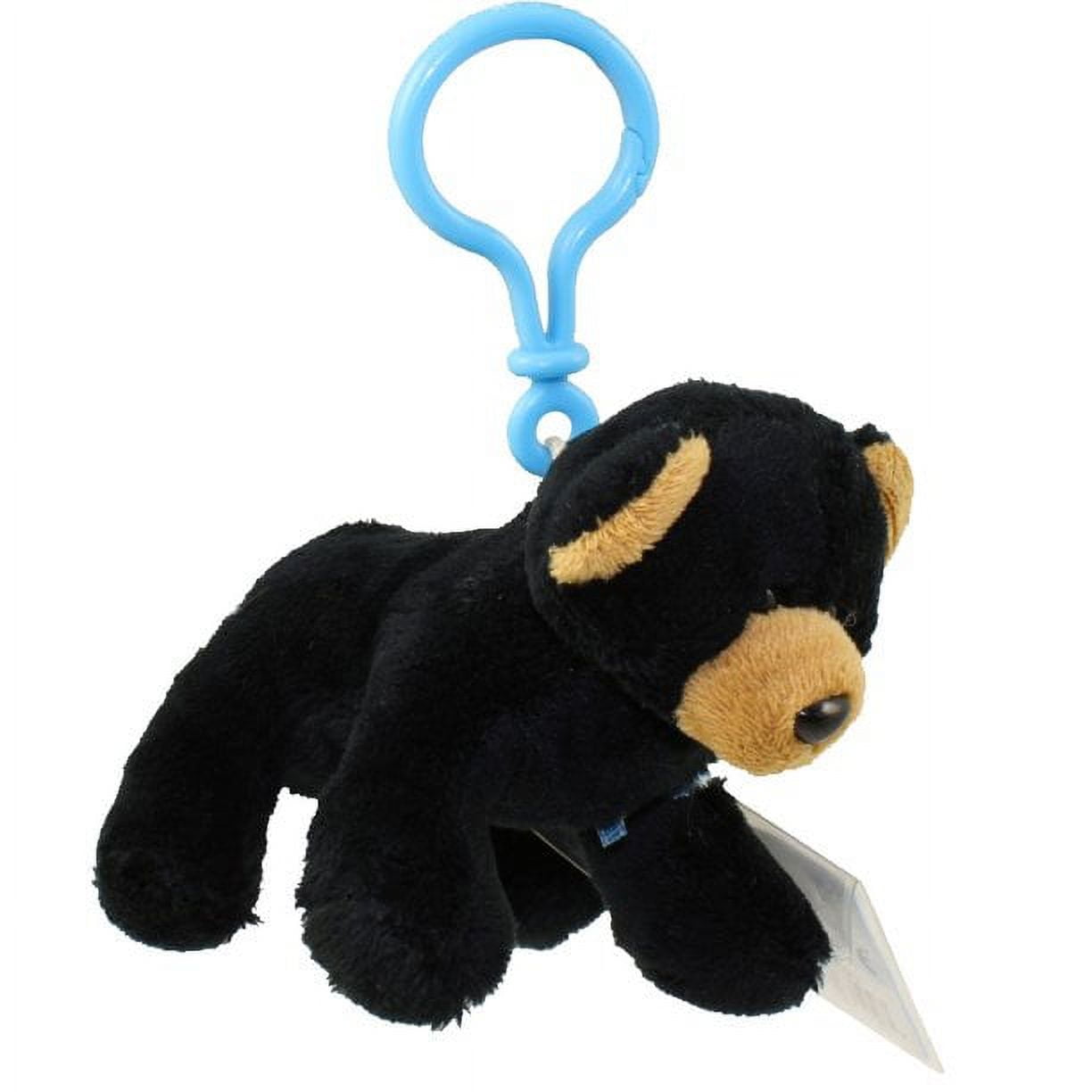 Webkinz Virtual Pet Plush Kinz Klip BLACK BEAR 4 inch Clip