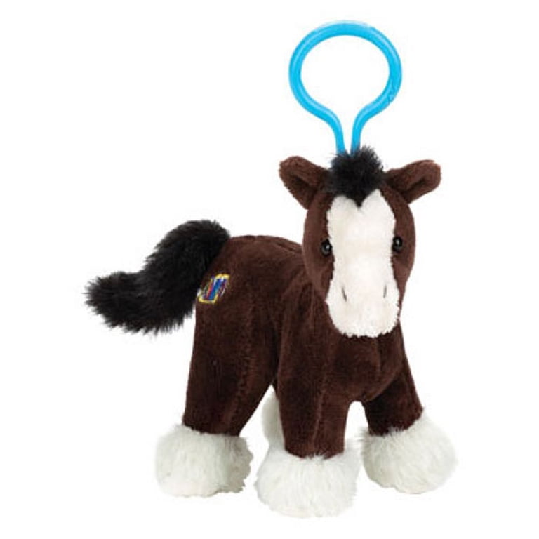 Webkinz Virtual Pet Plush - Kinz Klip - CLYDESDALE (4.5 inch