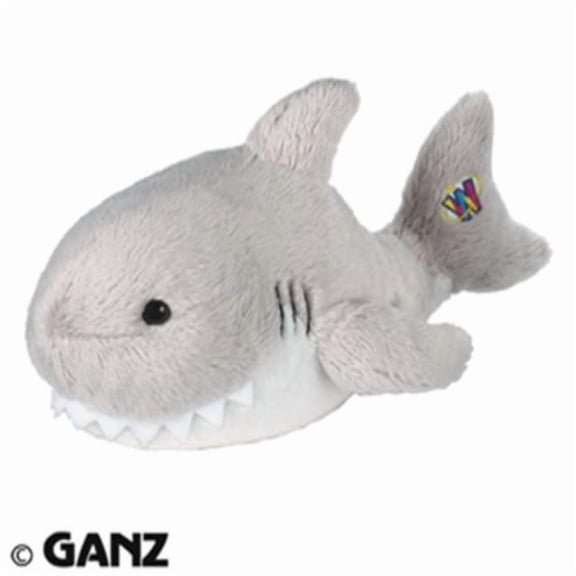 webkinz shark, gray