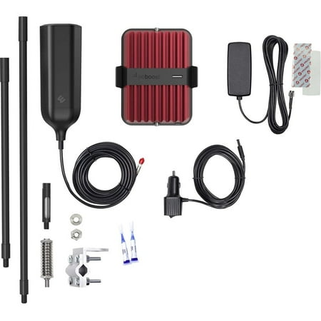 weBoost - Drive Reach OTR Cell Signal Booster Kit for Semi-Trucks and Overland Vehicles, Boosts 5G & 4G LTE for All U.S. Carriers - Black