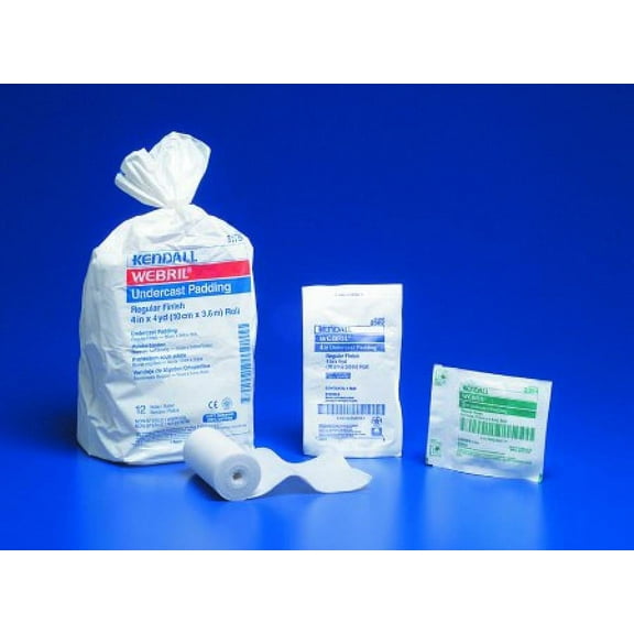 Webril Cast Padding, 4 Inch x 4 Yard, Cotton, Sterile, 50 Count