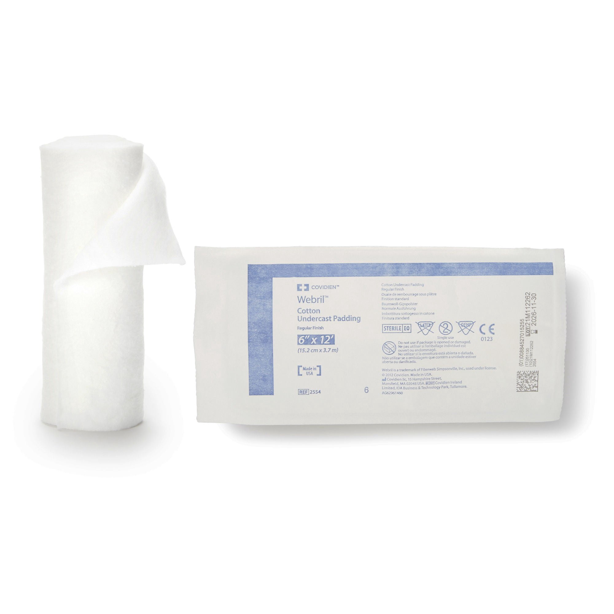 Webril Sterile Cotton Cast Padding, 6