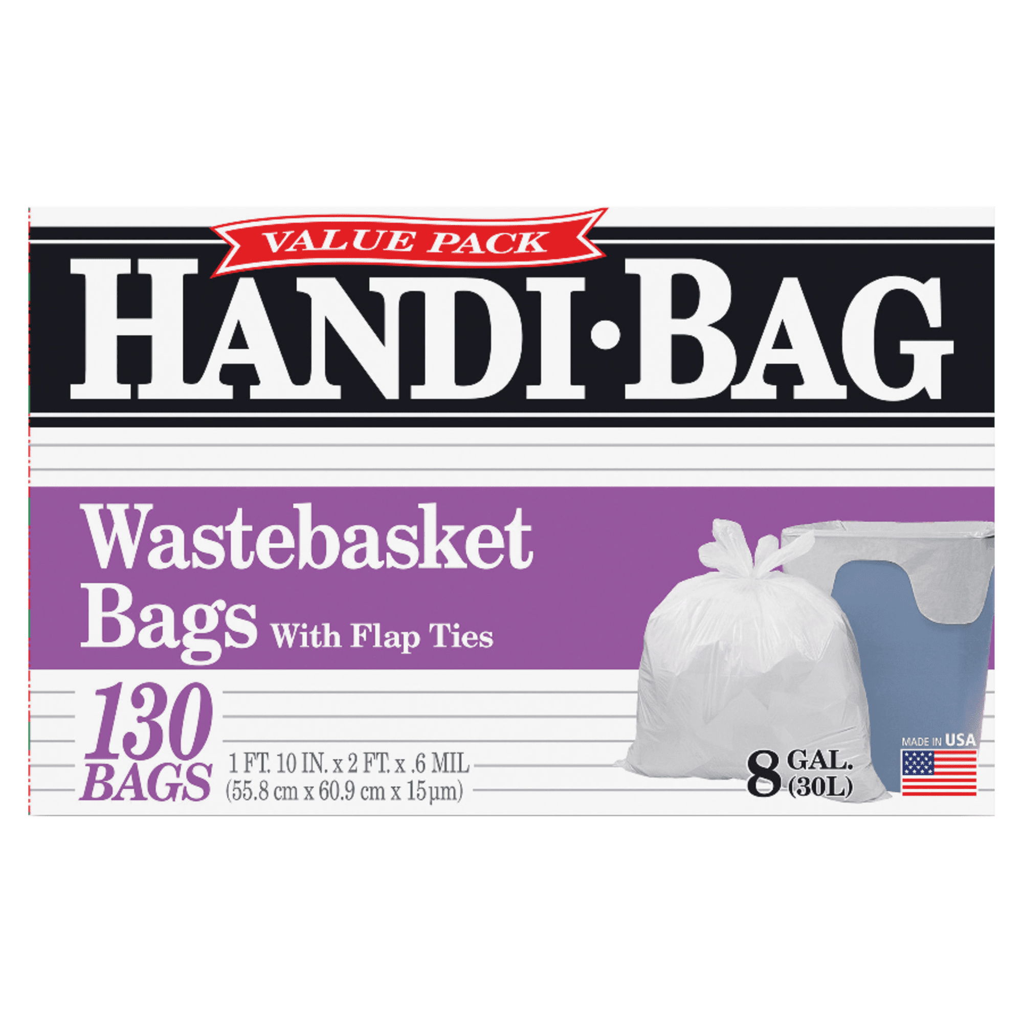 Webster HAB6FW130 Handy Bag, 0.6 Milli, 24Height x 22Width