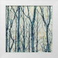 thumbnail image 1 of Webster, Kyle 15x15 White Modern Wood Framed Museum Art Print Titled - Through The Trees - Blue I, 1 of 4