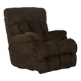 thumbnail image 1 of Webster Power Recliner with Adjustable Headrest & Lumbar in Soft Brown Fabric, 1 of 16