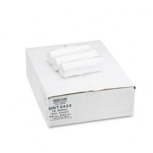 Webster Translucent Waste Can Liners, 16 Gallon, 1000 Count
