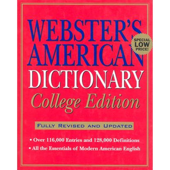 Pre-Owned Webster's American Dictionary: College Edition Hardcover