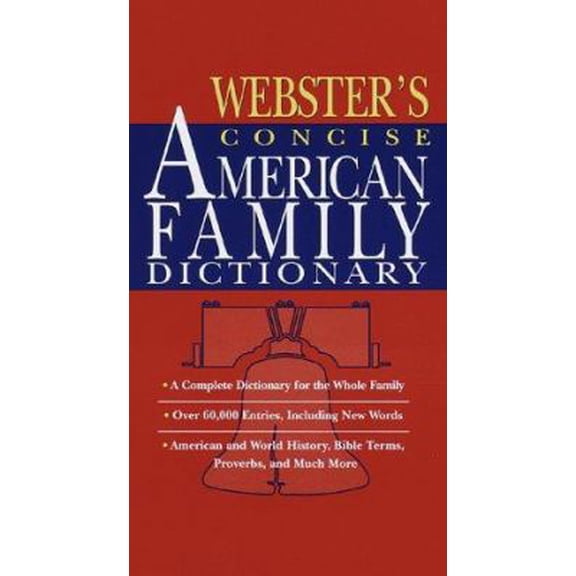 Pre-Owned Webster's Concise American Family Dictionary (Hardcover) 0375405070 9780375405075