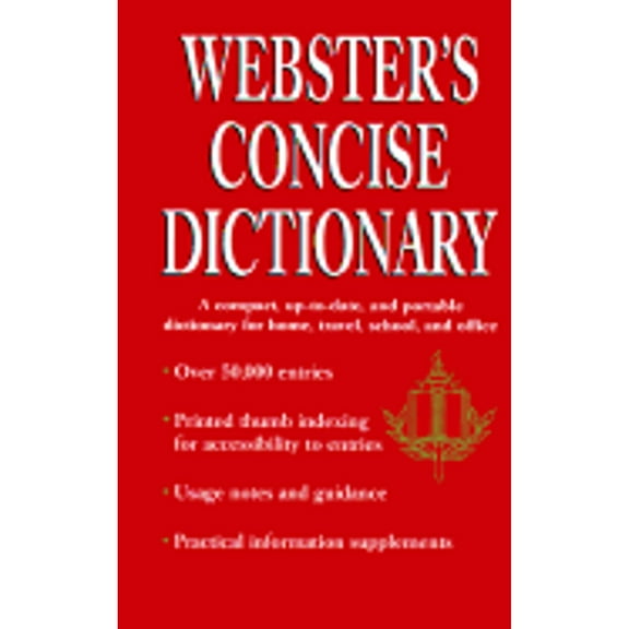 Pre-Owned Webster's Concise Dictionary (Hardcover) by Random House Reference, Rh Value Publishing