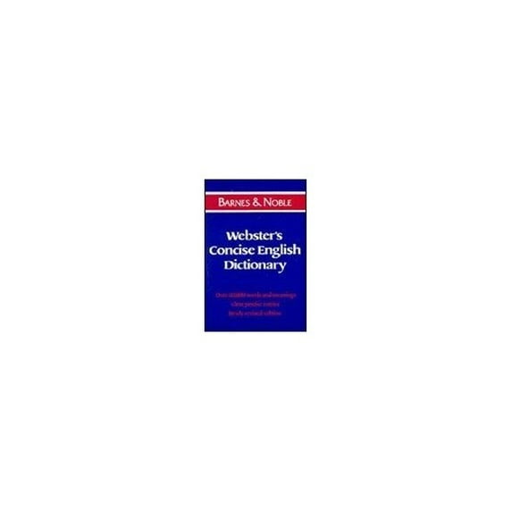 Pre-Owned Websters concise English dictionary Paperback Peter Collin Publishing