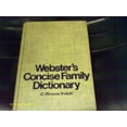 thumbnail image 1 of Pre-Owned Webster's Concise Family Dictionary 9780877790396 Used, 1 of 1