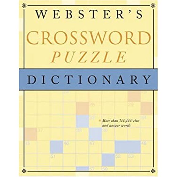 Pre-Owned Webster's Crossword Puzzle Dictionary (Hardcover) 0375425845 9780375425844