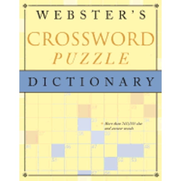 Pre-Owned Webster's Crossword Puzzle Dictionary (Hardcover) 0375425845 9780375425844