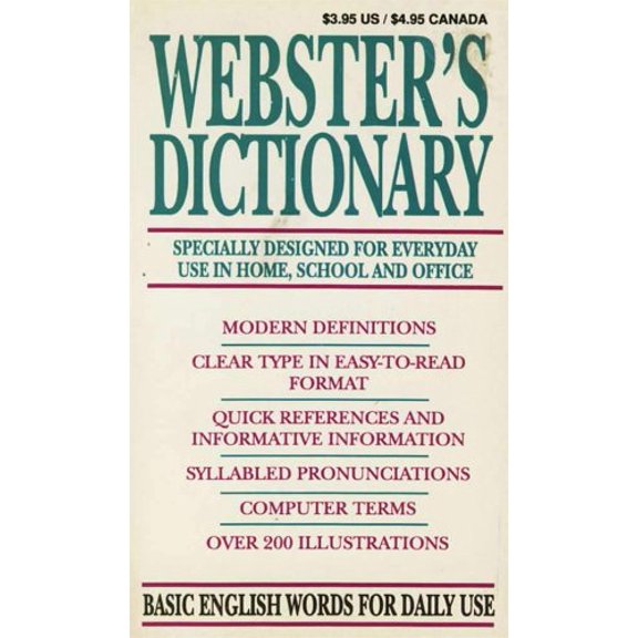 Pre-Owned Webster's Dictionary (Paperback) 1879424126 9781879424128