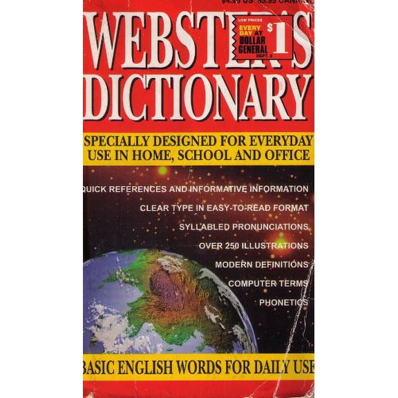 Pre-Owned Webster's Dictionary (Specially Designed for Everyday Use in Home School or Office) (Paperback) 1577550501 9781577550501