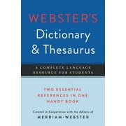 Websters Dictionary & Thesaurus, Paperback