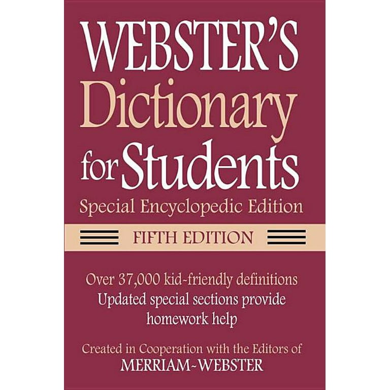 Webster's Dictionary for Students, Special Encyclopedic