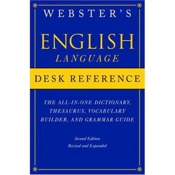 Pre-Owned Webster's English Language Desk Reference by Rh Value Publishing (Hardcover)