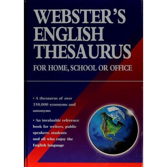Pre-Owned Webster's English Thesaurus For Home School or Office Edition: First (Hardcover) 1842051369 9781842051368