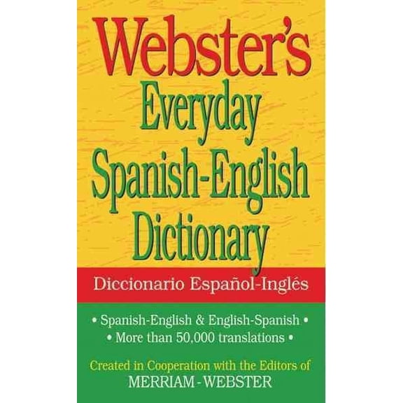 Pre-Owned Webster's Everyday Spanish-English Dictionary