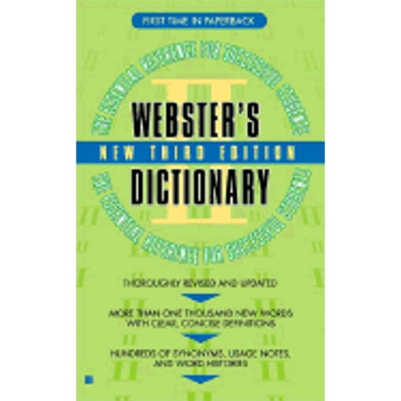 Pre-Owned Webster's II Dictionary (Mass Market Paperback) 0425204626 9780425204627