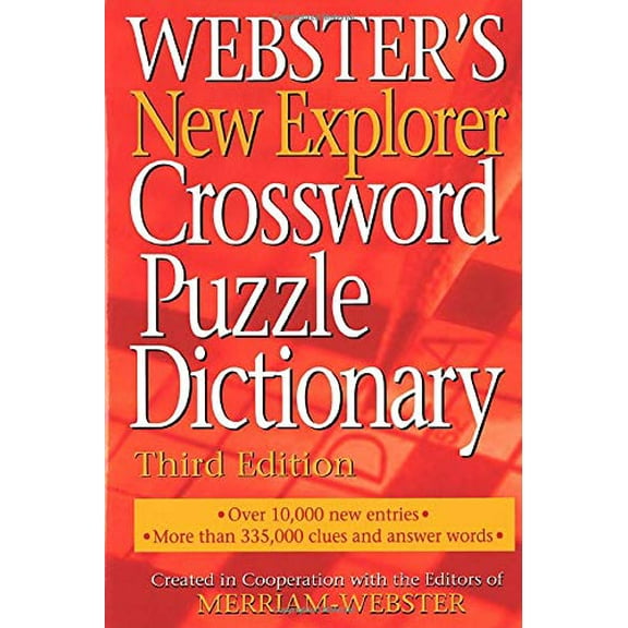Pre-Owned Webster's New Explorer Crossword Puzzle Dictionary (Hardcover) 1596951133 9781596951136