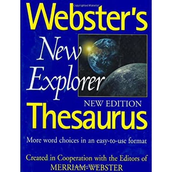 Pre-Owned Webster's New Explorer Thesaurus (Hardcover)