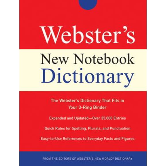 Pre-Owned Webster's New Notebook Dictionary (Custom) Paperback