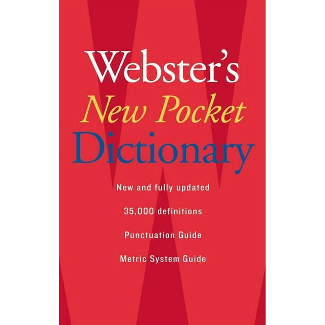 Webster's New Pocket Dictionary (Paperback)