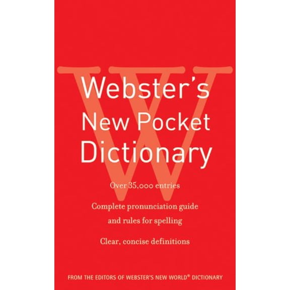 Pre-Owned Webster's New Pocket Dictionary (Paperback) 0470177659 9780470177655