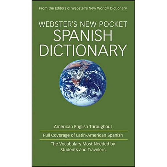 Pre-Owned Webster's New Pocket Spanish Dictionary (Paperback) 0470488727 9780470488720