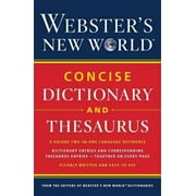 Webster's New World Concise Dictionary and Thesaurus