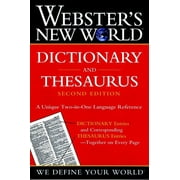 Websters New World Dictionary and Thesaurus, 2nd Edition Paper Edition, Paperback