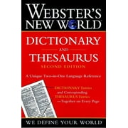 Webster's New World Dictionary and Thesaurus, 2nd Edition (Paper Edition) (Paperback)