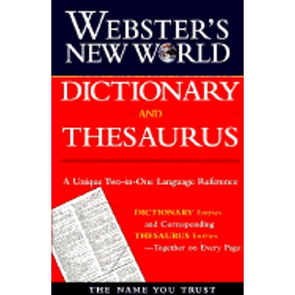 Webster's New World Dictionary and Thesaurus (Paperback) by Webster's New World Dictionary, Michael E Agnes, Charlton Laird