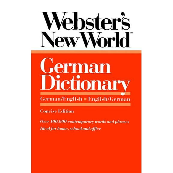 Webster's New World German Dictionary, Concise Edition (Paperback)