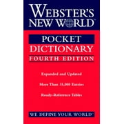 EDITORS OF WEBSTER'S NEW WORLD COLLEGE DICTIONARIES Webster's New World Pocket Dictionary, Fourth Edition (Paperback)