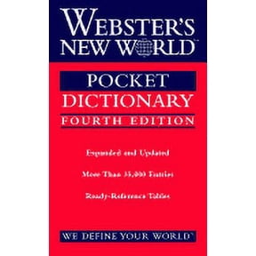 Pre-Owned Webster's New World Pocket Dictionary, Fourth Edition (Paperback)