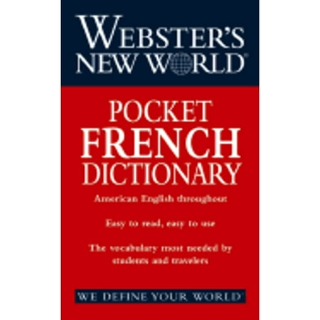 Pre-Owned Webster s New World(Tm) Pocket French Dictionary (Paperback 9780764556203) by Harraps